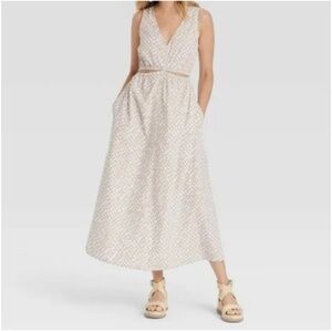 Women’s cut out maxi a line dress